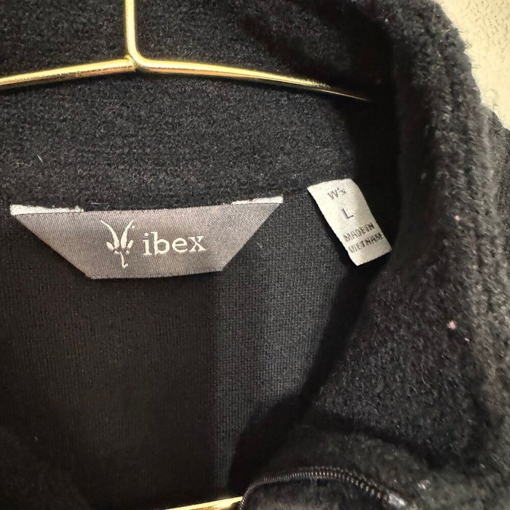Ibex Backbay Merino Wool Jacket women’s size large in black - Picture 5 of 7